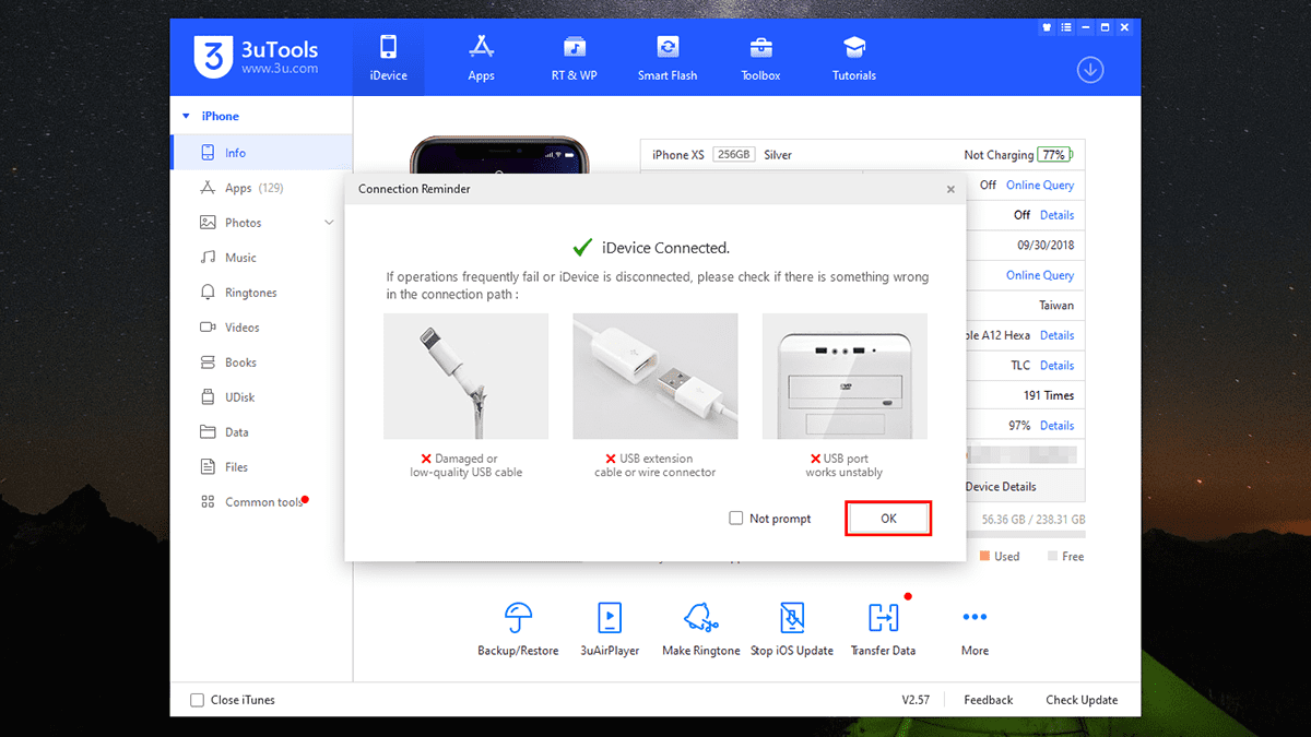 攻城濕不說的秘密 - 3uTools 錯誤排除提示