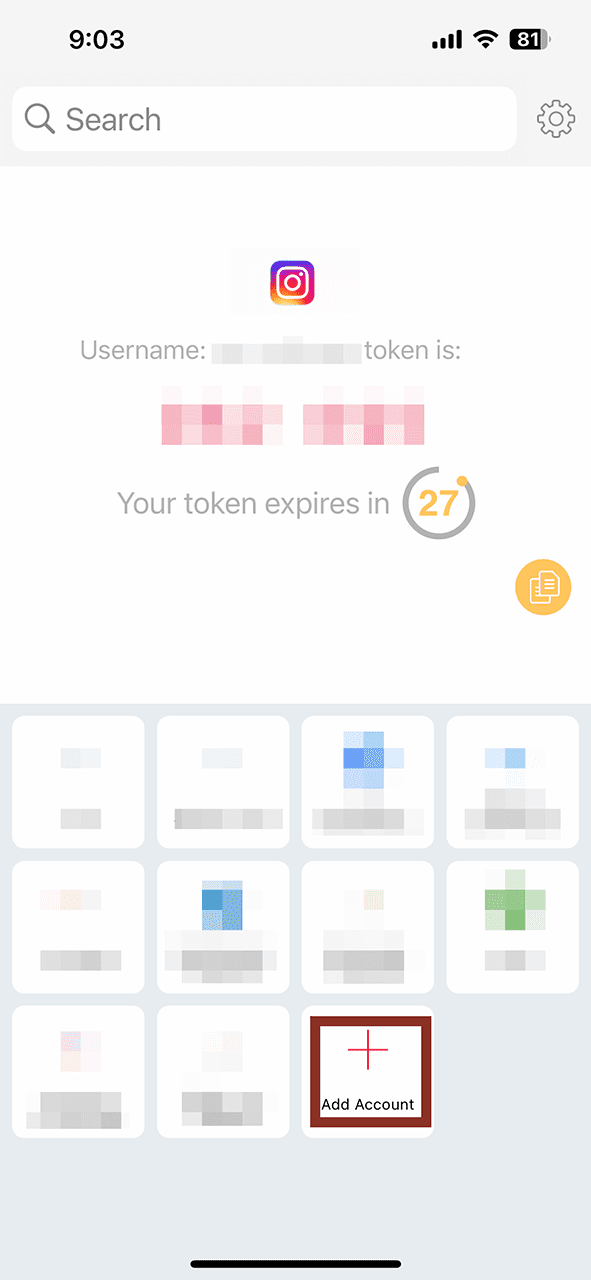 攻城濕不說的秘密 - Instagram Authy 新增帳戶