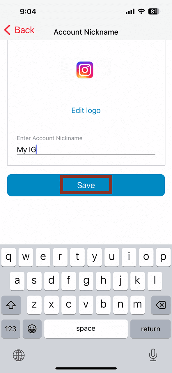 攻城濕不說的秘密 - Instagram Authy 新增帳戶