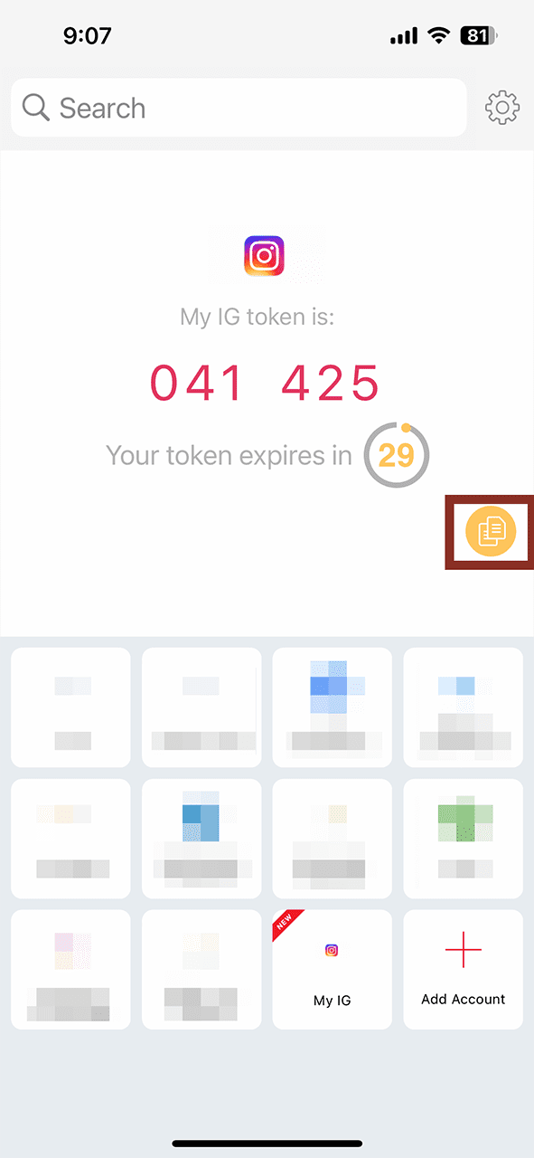 攻城濕不說的秘密 - Instagram Authy 新增帳戶