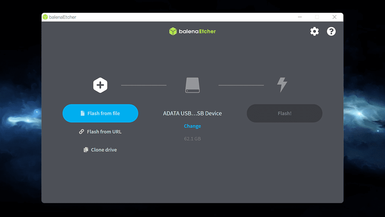 攻城濕不說的秘密 - balenaetcher