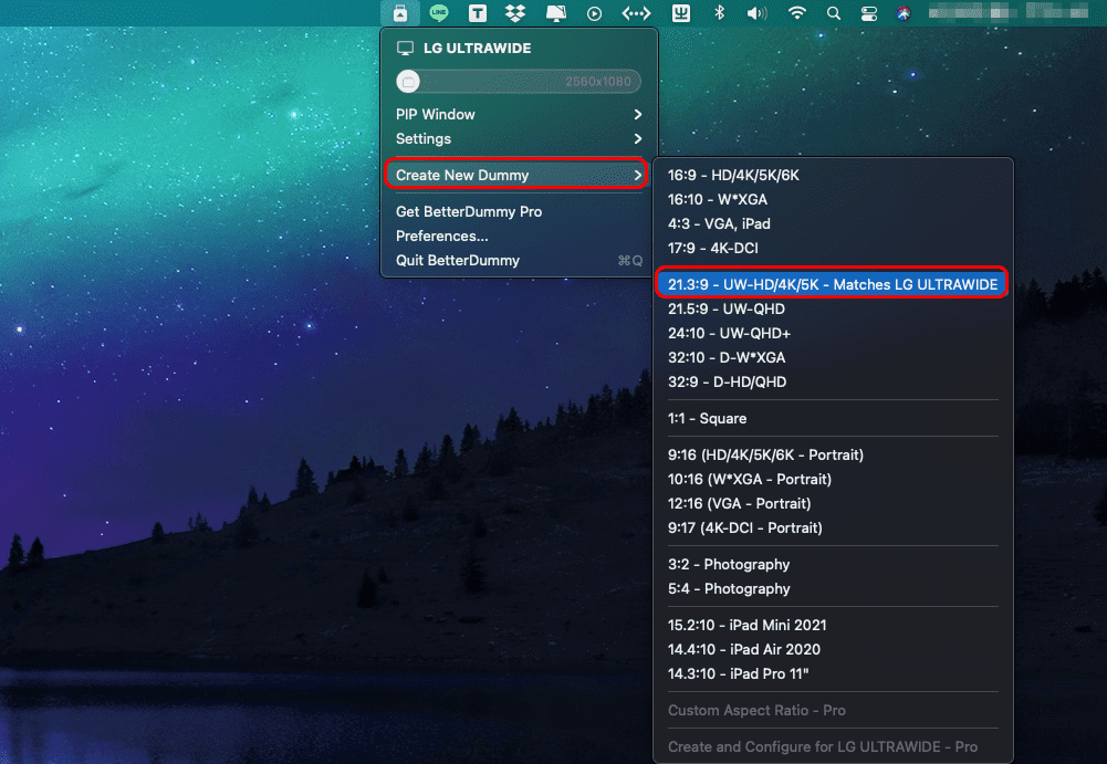 攻城濕不說的秘密 - MacOS BetterDummy 設定