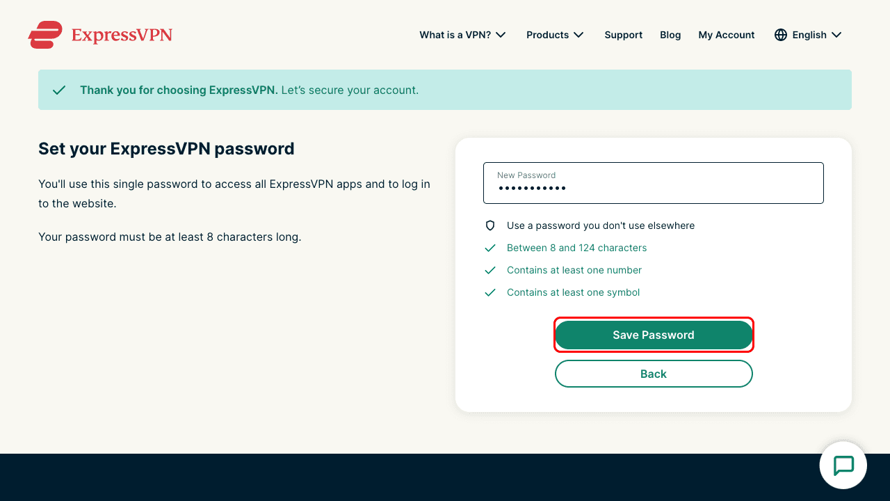 攻城濕不說的秘密 - ExpressVPN 自行設定密碼
