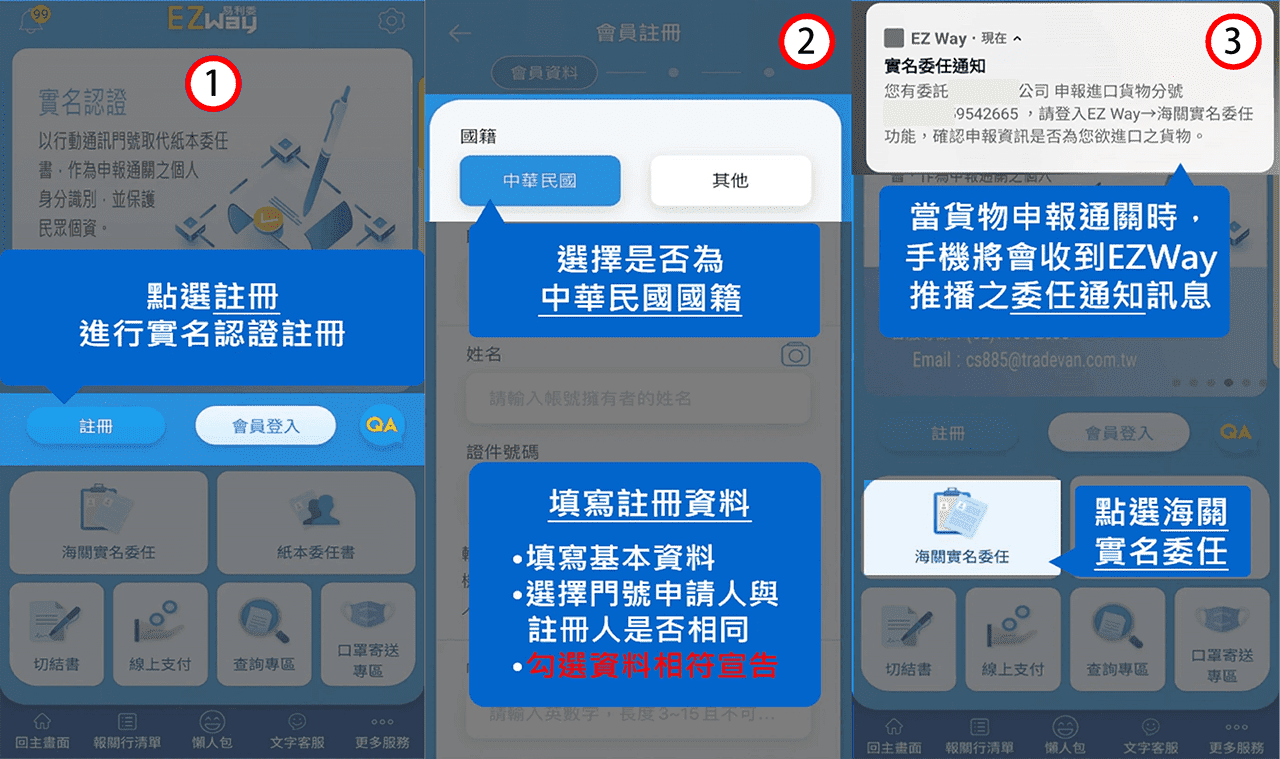攻城濕不說的秘密 - EZ WAY易利委APP 實名制教學