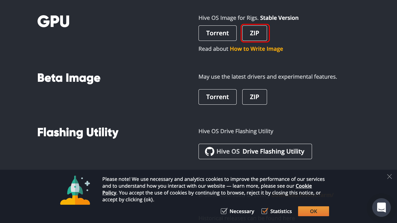 攻城濕不說的秘密 - HiveOS 開機USB製作