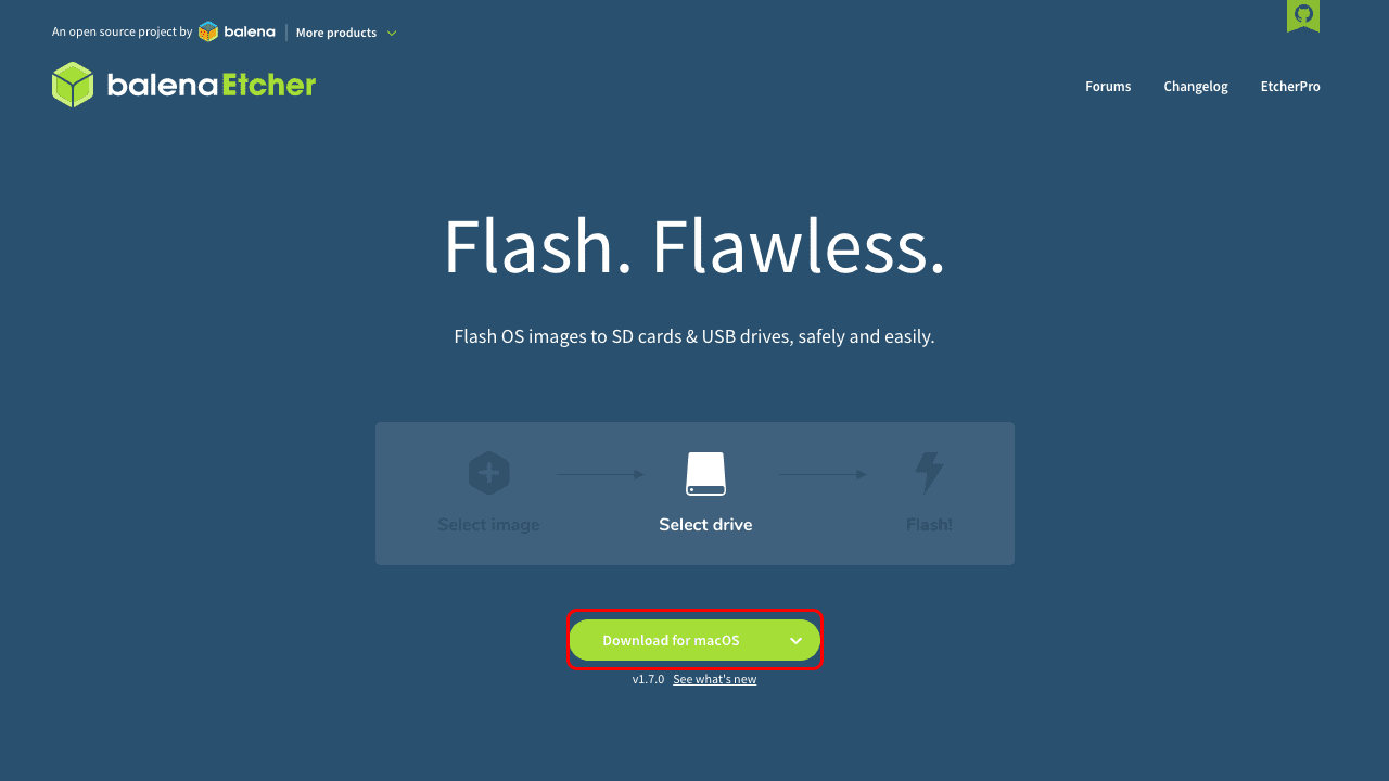 攻城濕不說的秘密 - 下載 Etcher