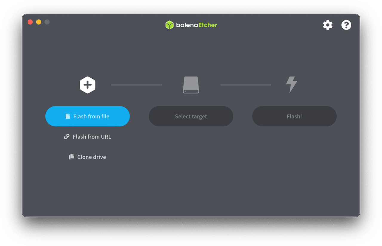 攻城濕不說的秘密 - Etcher 選擇映像檔