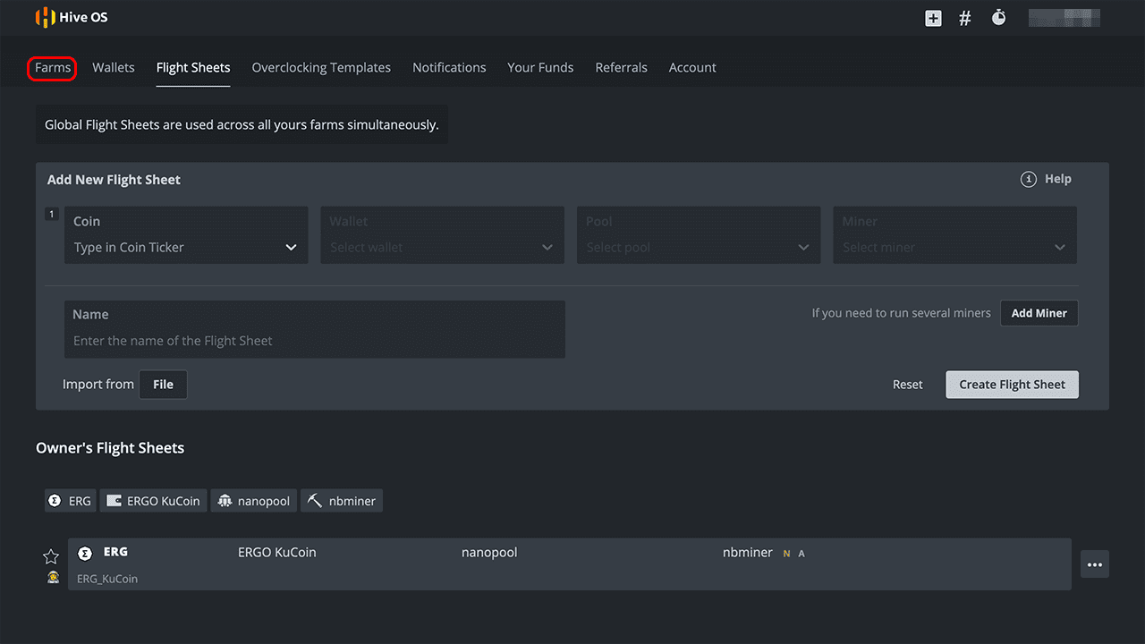 攻城濕不說的秘密 - HiveOS設定礦機