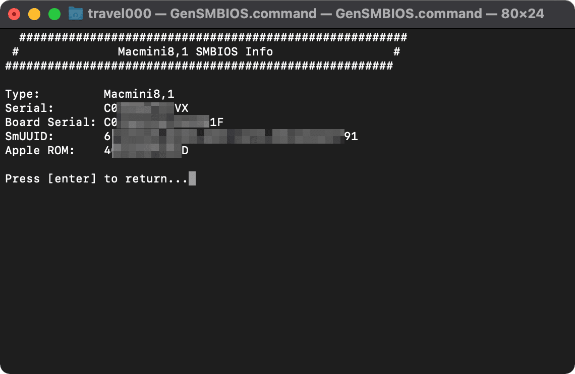 攻城濕不說的秘密 - ProperTree EFI 序號修改