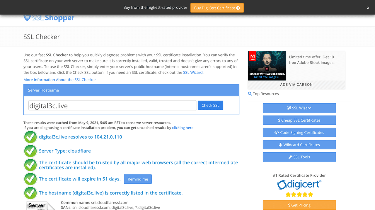 攻城濕不說的秘密 - SSL Checker